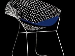 silla de diamante Modelo 3D