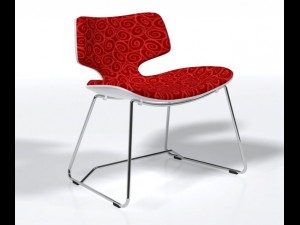 bone armchair 3Dモデル