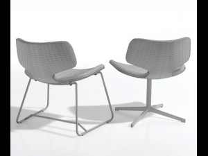 bone armchair 3Dモデル