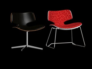 bone armchair 3Dモデル