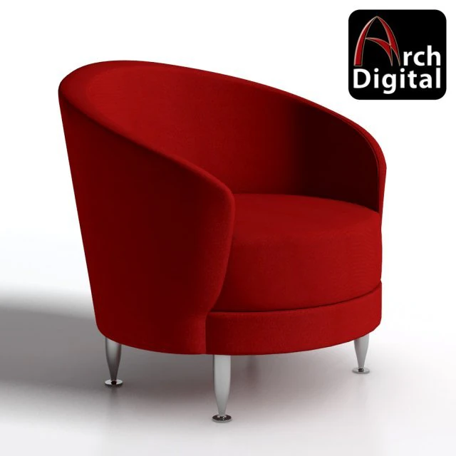 newtone armchair 3D Model .c4d .max .obj .3ds .fbx .stl .blend 