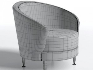 newtone armchair Model 3D