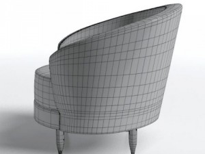 newtone armchair Model 3D