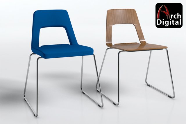 studio chair Modello 3D .c4d .max .obj .3ds .fbx .stl .blend 