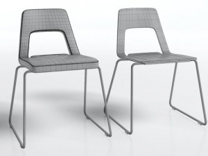 studio chair Modello 3D