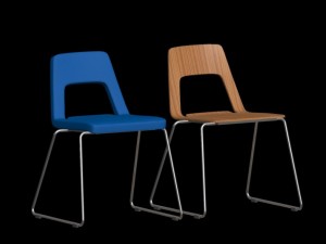 studio chair Modello 3D