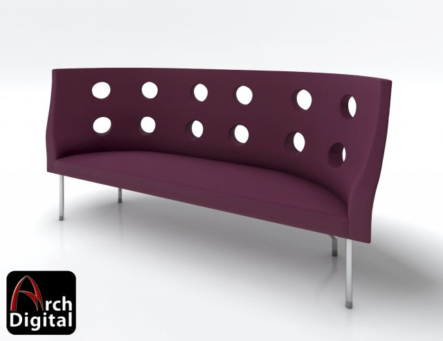 flexus 916 sofa 3D Model .c4d .max .obj .3ds .fbx .stl .blend 