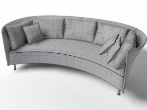 juliet sofa Modello 3D