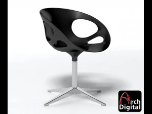 Krzesło Fritza Hansena Rina Model 3D