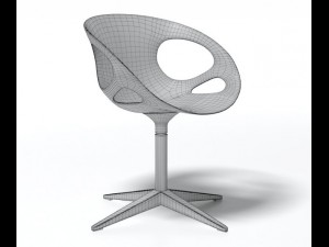 fritz hansen rin chair 3D 模型