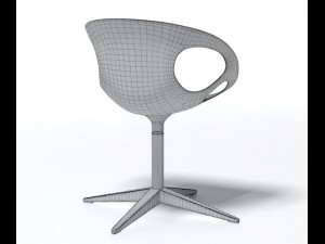 fritz hansen rin chair 3D 模型