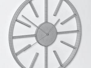 compass wall clock 3D 모델