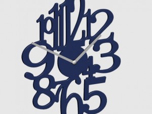century wall clock 3D Model
