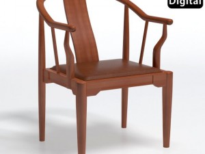 hans wegner china chair Modelo 3D