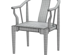 hans wegner china chair 3D Model