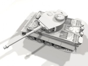 pzkw 6 tiger1 3D Model