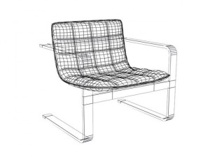 cordoba chair Modelo 3D