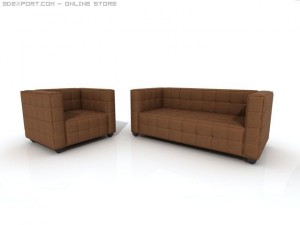 kubus chairs 3D Model