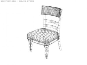 dining set 1 3D Model