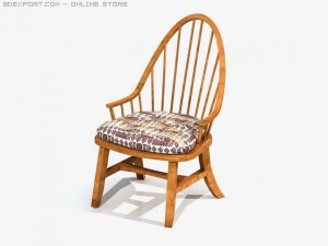 dining set 2 3D 模型