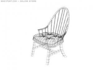 dining set 2 3D 模型