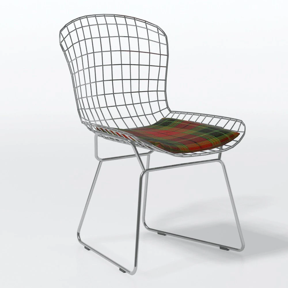 bertoia wire sidechair 3D Model .c4d .max .obj .3ds .fbx .stl .blend 