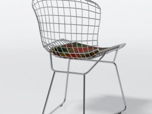 bertoia wire sidechair 3D Model