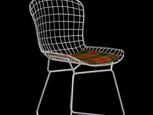 bertoia wire sidechair 3D Model