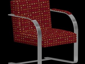 brno barcelona chair 3D Model