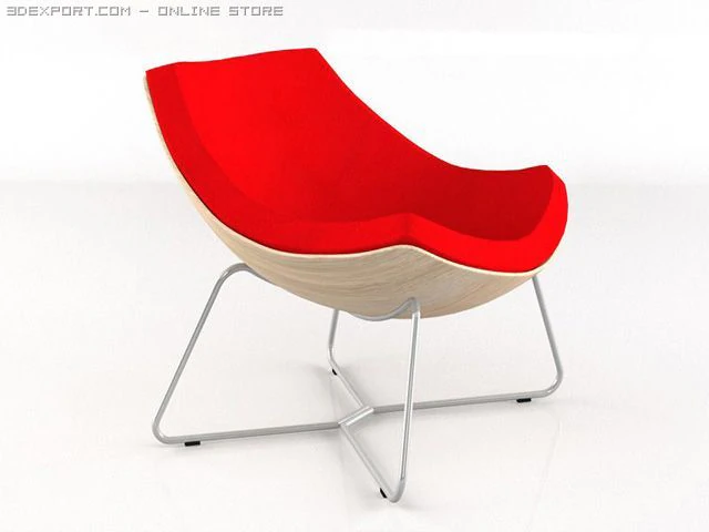 lapalma lounge chair 3D Model .c4d .max .obj .3ds .fbx .stl .blend 