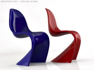 krzesło pantonowe Model 3D