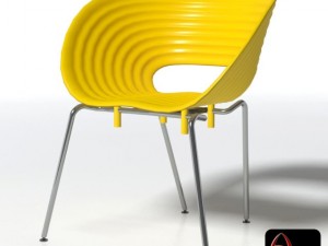 tom vac chair Modèle 3D