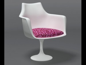 tulip chairs Model 3D