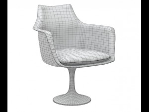 tulip chairs Model 3D