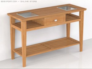embarcadero table set 3D-Modell