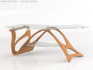 arabesco coffee table 3D Model