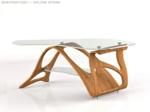 arabesco coffee table 3D Model