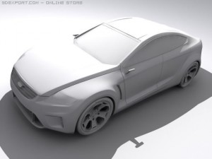 ford iosis concept 3D Model
