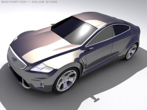 ford iosis concept 3D Model