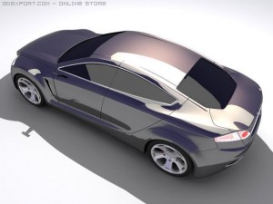 ford iosis concept 3D Model