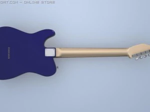 fender telecaster with amp 3D Model