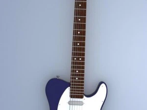 fender telecaster with amp 3D Model