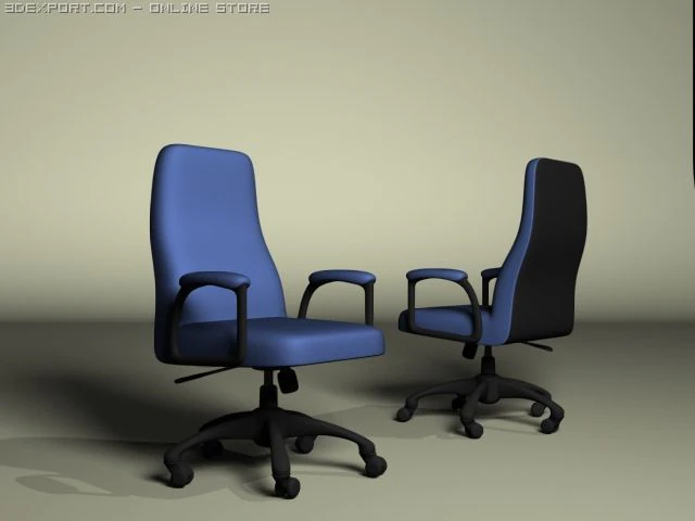 office chair 3D Model .c4d .max .obj .3ds .fbx .stl .blend 