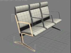 places of the waiting Model 3D