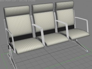 places of the waiting Model 3D