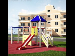 ghildren sity kach Model 3D
