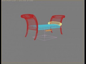 minisofa Modèle 3D