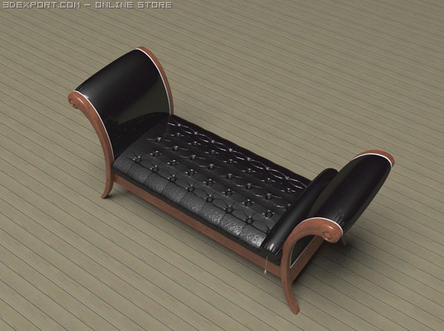 minisofa Modèle 3D .c4d .max .obj .3ds .fbx .stl .blend 