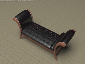 minisofa Modelo 3D