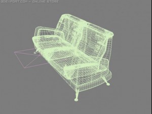 sofa b52 Modello 3D